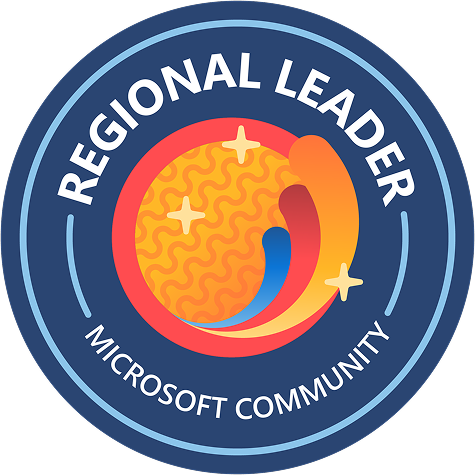 Microsoft Community Regional Leader badge