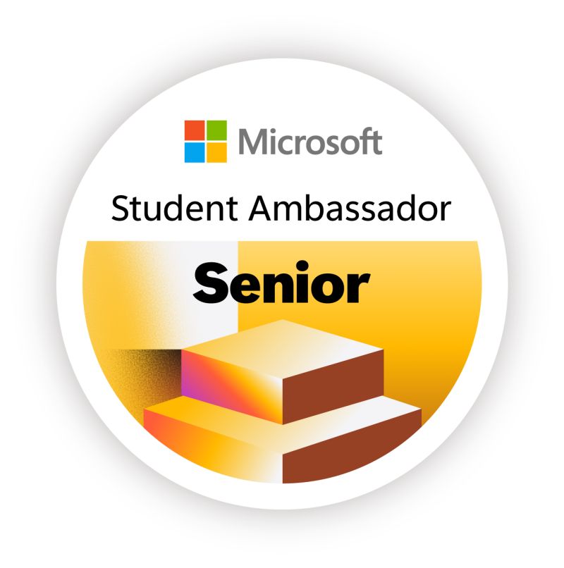 Microsoft Student Ambassador (Senior) badge
